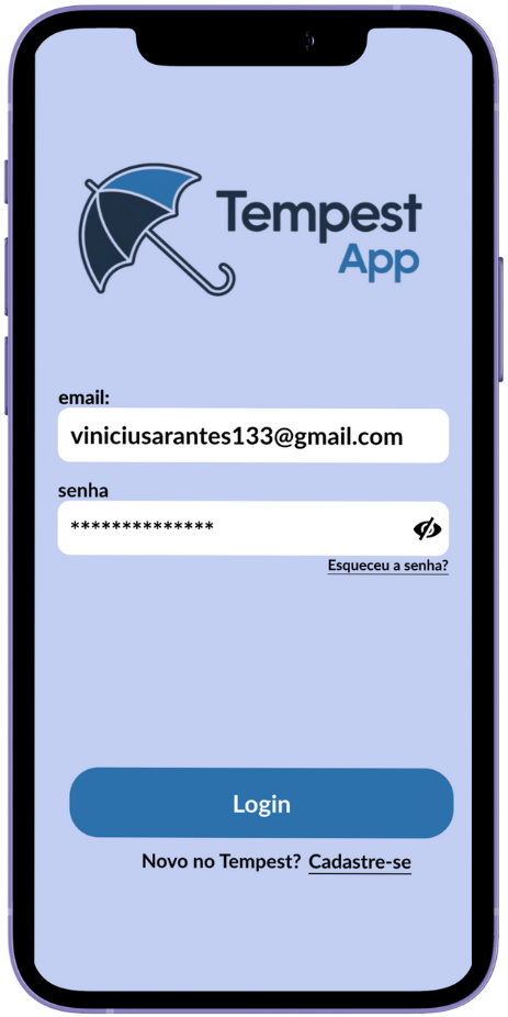 Tela de Login